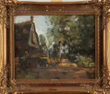 Willem George Frederik Jansen, kippen bij schuur