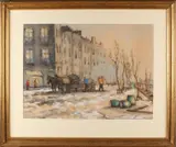Wim Bos, pastel winter