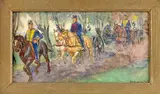 Onduidelijk gesigneerd, cavalerie