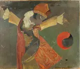 pop met bal by Ongesigneerd omstreeks 1920 pop met bal olieverf op paneel, Ongesigneerd omstreeks 1920 pop met bal olieverf op paneel, offered Jul 2015