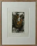 Anton Heyboer, eigen druk, Kip, ets op papier, kip, Anton Heyboer, eigen druk, Kip, ets op papier