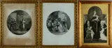 3 Werken, 19e eeuw, Drie 19e eeuwse werken: 1x gravure Ophelin, 1x gravure Lear + Cordelia en 1x religieuze reproductie, ca
