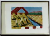 Jan Cremer nr, vuurwerkramp, 781/1000, lithografie op papier, "De Vuurwerkramp" Cond.: G