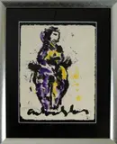 vrouw by Anton Heyboer, olieverf op papier, danseres 31x39cm, Anton Heyboer, olieverf op papier, danseres 31x39cm, offered Apr 2014