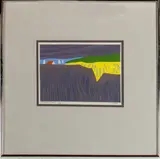 Henne Neppelenbroek, houtsnede, Henne (Neppelenbroek-Diepenheim), ingekleurde houtsnede, nazomer 1/7 23x18cm