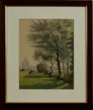 Evert Rabbers, aquarel