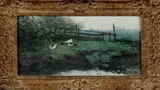 G. Poggenbeek, aquarel, Poggenbeek 1881 (Amsterdam 1853 - 1903), aquarel op papier, eenden bij een plas Cond.: G