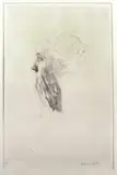 Onduidelijk gesigneerd Frankriijk ca, Femme Icontant, 1900, ets op papier, Femme Incontant nr