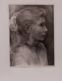 Aart van Dobbenburgh, 26e portret Marthy, Aart van Dobbenburgh '66 (1899- 1988 Amsterdam), lithografie op papier, 26e portret van Marthy 34x49cm
