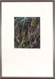 Antonius van de Valk (pseudo Ton van Tast) (Geb, Antonius v.d. valk, 24-4-1884 Delft), goauche op papier, surrealistische voorstelling 28x35cm