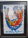 kip by Anton Heyboer, acryl op papier, kip 108x78cm, Anton Heyboer (1924 - 2005), acryl op papier, kip 108x78cm, offered Apr 2011
