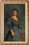 Onduidelijk gesigneerd, damesportret ca. 1900