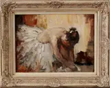 ballerina by J.J.H. van Leeuwen, olieverf op paneel, ballerina 30x40cm, J.J.H. van Leeuwen, olieverf op paneel, ballerina 30x40cm, offered Jan 2011