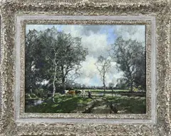 Arnold Marc Gorter, Vordense beek, Olieverf op linnen