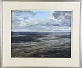 W. Vaarzon Morel, Waddengezicht, Olieverf op paneel