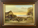 Jaap van Kregten, Schaapskooi met herder