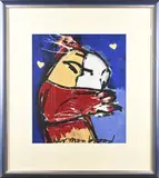 Herman Brood, Figuur, Litho op zijde