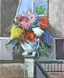 Anne van der Meiden, Stilleven, Olieverf op linnen
