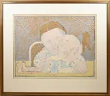 Co Westerik, Moeder met kind, Litho, 1980