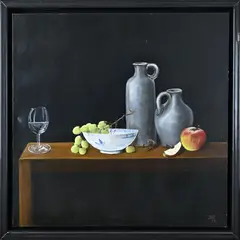 Janny Dekker, Stilleven, Olieverf op linnen