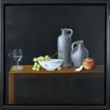 Janny Dekker, Stilleven, Olieverf op linnen