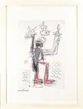 Nadruk Basquiat, Modern, Print op papier