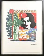 Tom Wesselmann, Elizabeth Taylor, Print op papier