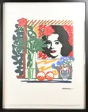 Tom Wesselmann, Elizabeth Taylor, Print op papier