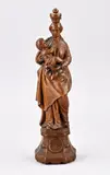 Madonna figuur, H 32 cm.