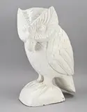 H 54 cm. by Grote, art deco, houtgesneden uil, offered Jun 2026