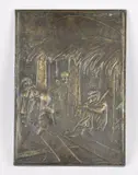 Plaquette van brons, 1900