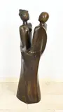 Groot bronzen beeld van Claudia Straatsma - de Vries, bronzen beeld Le Grand Couple