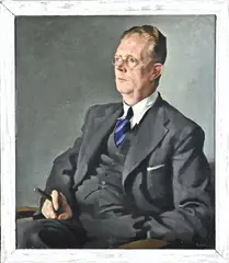 Pol Dom, Portret, Olieverf op linnen