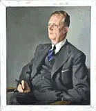 Pol Dom, Portret, Olieverf op linnen