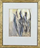 Le Roy, Abstract, Pastel op papier
