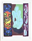 F. Hulscher, Interieurs 4, 1990, Lithografie