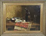 Willem Korteling, Stilleven, Olieverf op linnen