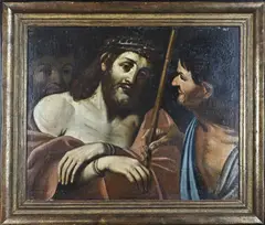 Religieus schilderij, Jezus met doornenkrans, Olieverf op linnen