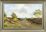 Gerard Krol, Zandafgraving Buurse, Olieverf op linnen