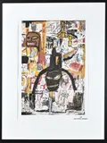 J. M. Basquet, Fantasie voorstelling, Litho op papier