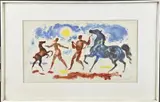 Ugung, Paardenmenners, Lithografie, Nr