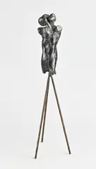 Pierre Cerviotti, Bronzen sculptuur (H 45 cm. )