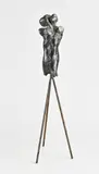 Pierre Cerviotti, Bronzen sculptuur (H 45 cm. )