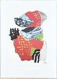 Karel Appel, Abstracte compositie, Lithografie