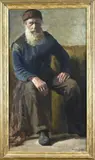 Harry Kuyten, Vissersman met baard, Olieverf op linnen