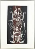 H. Brolmann, Fantasie figuren, Lithografie H