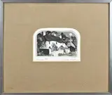 Graham Clarke, Cottage met figuren (Borage)