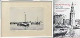 H.E. Roodenburg, Platbodems op meer Gorinchem, Ets op papier