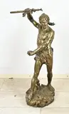 Zeer groot bronzen beeld, H 95 cm.