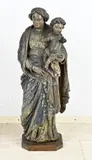 Madonna beeld, H 99 cm.